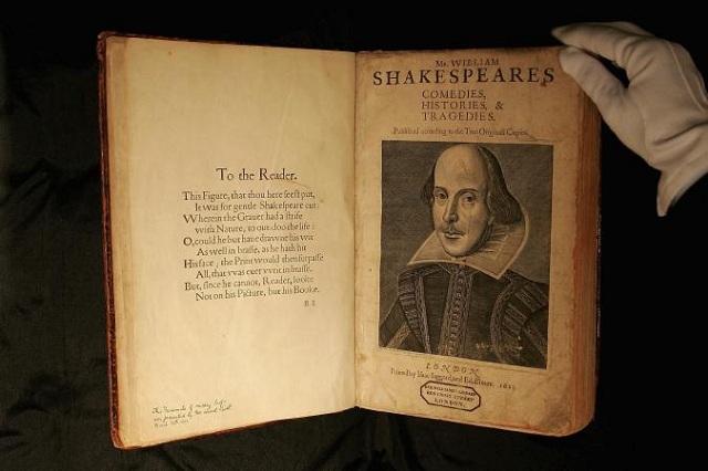 A new William Shakespeare First Folio discovered