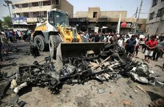 Three bombings in Baghdad kill 63