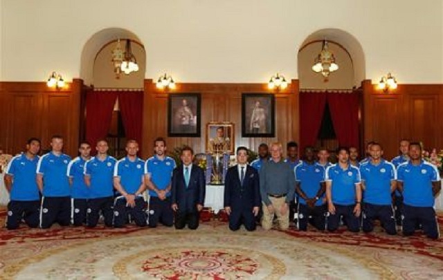 Palace, parade for Leicester on Thai tour