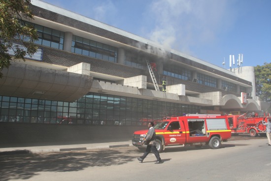 Masvingo POSB goes up in smoke