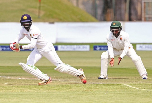 Sri Lanka ahead on absorbing first day