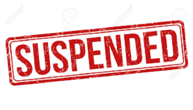 WELL DONE HARDROCK IN SUSPENDING CEO