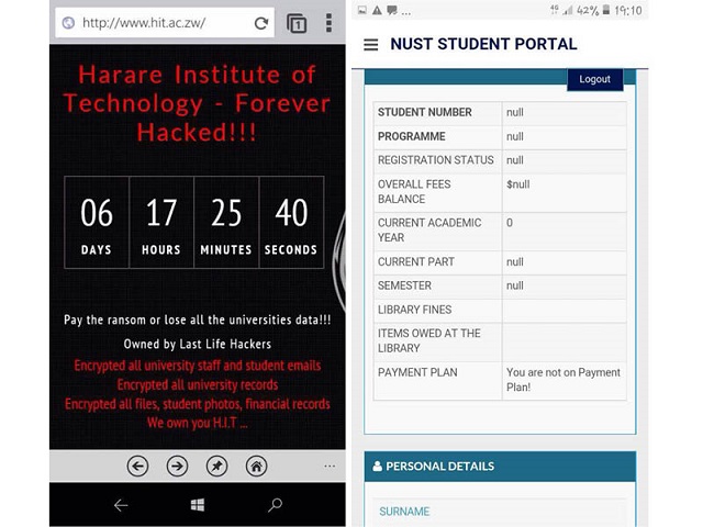 Hackers hijack NUST website and demand $6 billion to restore it