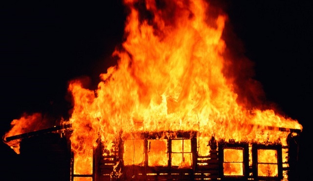 3 homes destroyed in mysterious fires