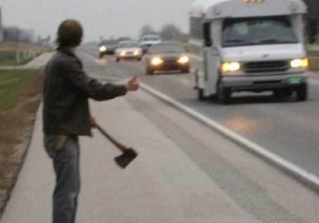 Hitch hikers turn out to be hijackers