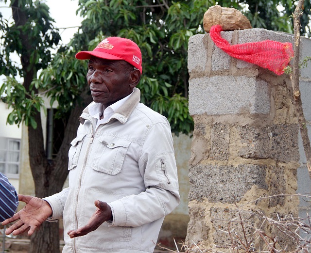 61-year-old hangs from tree