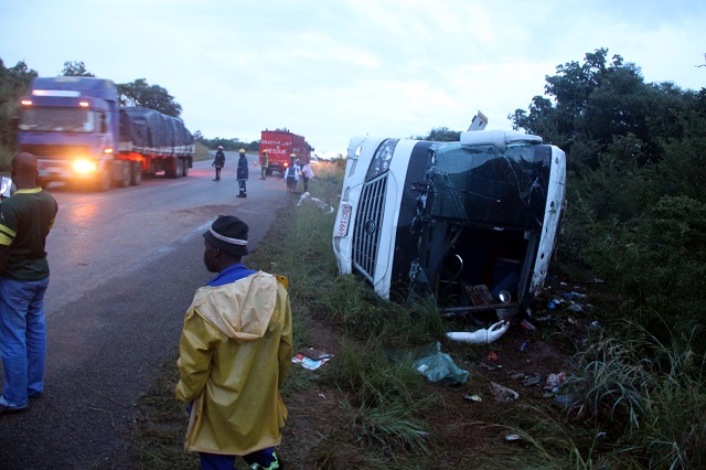 One killed, several injured in bus accident