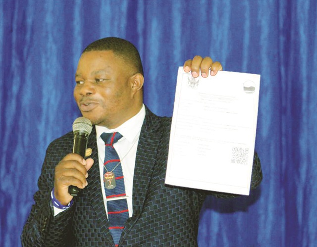 Land developer hands over stands