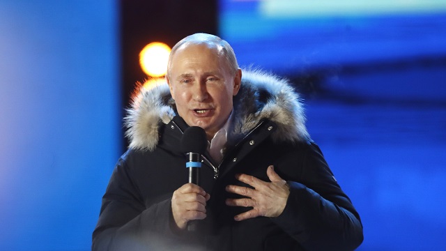 Putin basks in biggest election victory