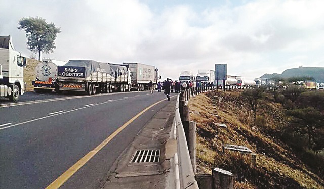 63 xenophobic truck drivers arrested after highway protest