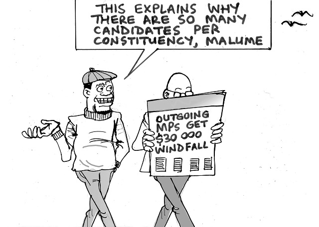 TODAY’S CARTOON: MPs get $30 000 windfall