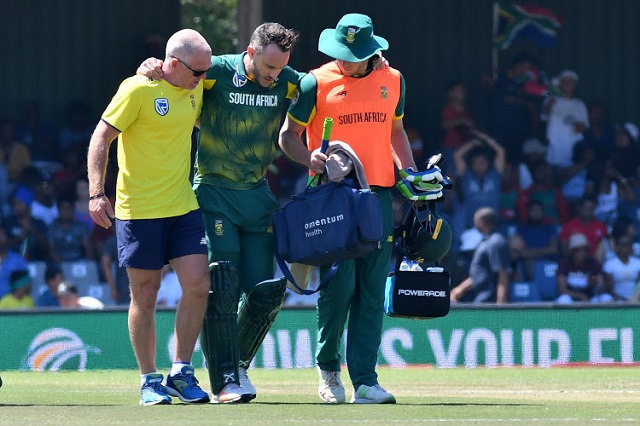 Faf might miss Zimbabwe series