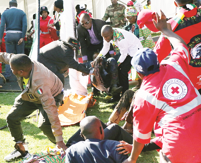 Bulawayo rally terrorists identified…ED says culprits to be dealt with after electoral process