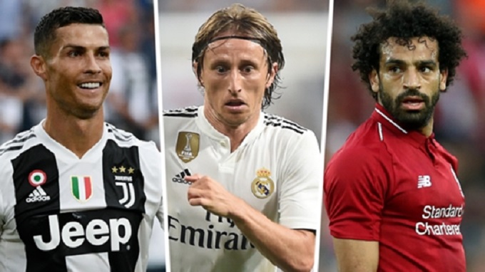 CR7, Salah and Modric nominated for Fifa best player award