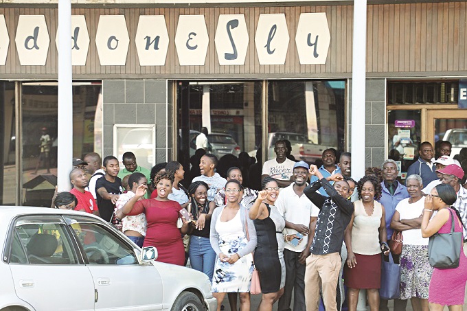 Workers sleep at supermarket over salaries