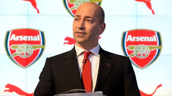 Emery says Arsenal can cope without Gazidis