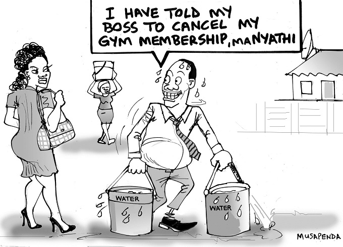 Today’s Cartoon: Wellington Musapenda on water shortages
