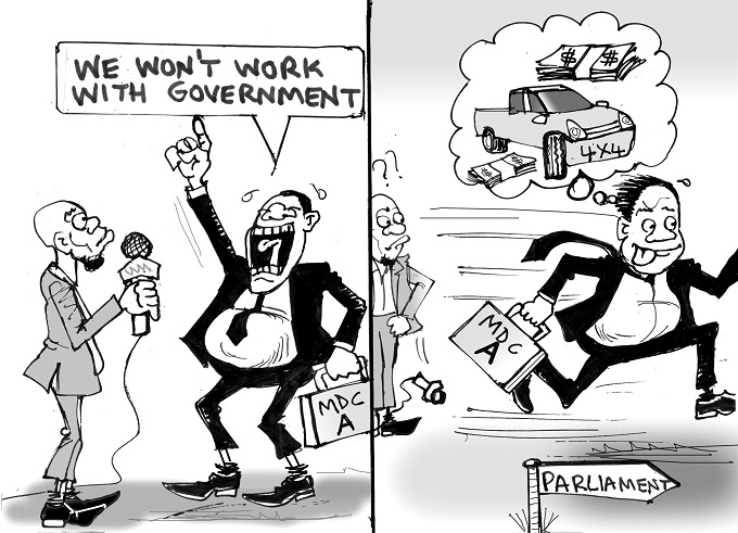 Today’s Cartoon: Musapenda on Political grandstanding