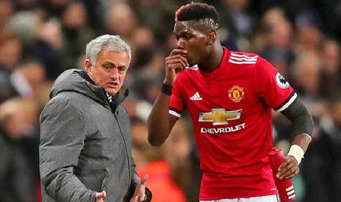 Pogba will never captain Man U again, Mou confirms
