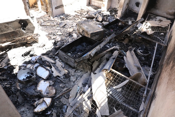 Fire at Usher High hostel