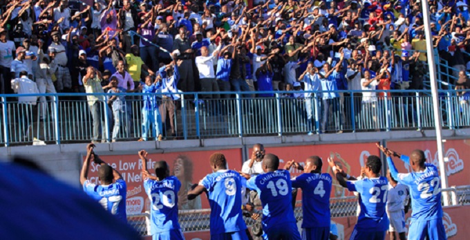 DeMbare fans at Soweto
