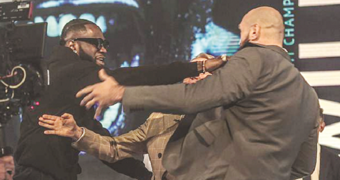 Fury, Wilder in heated Press conference