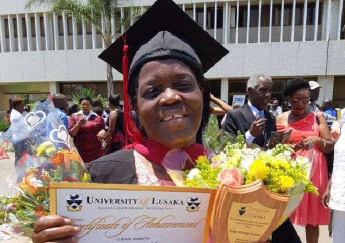 Zambian granny, 73, earns master’s degree