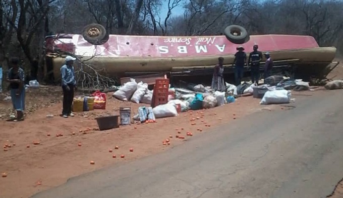 20 injured in bus accident