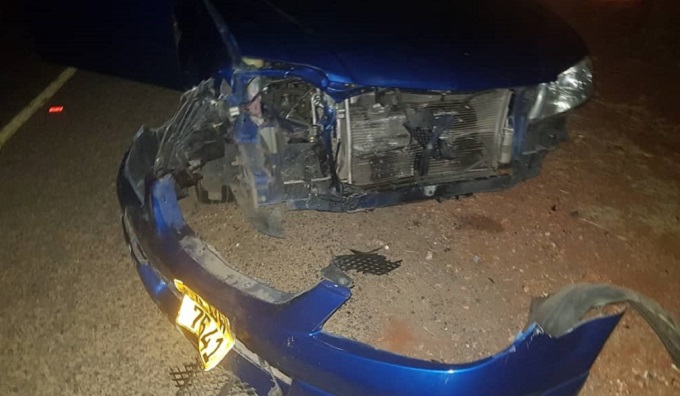 DJ Nospa crashes into hyena