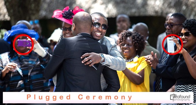 Plugged or unplugged wedding?