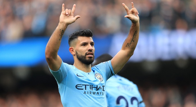 Aguero joy at reaching Premier League milestone