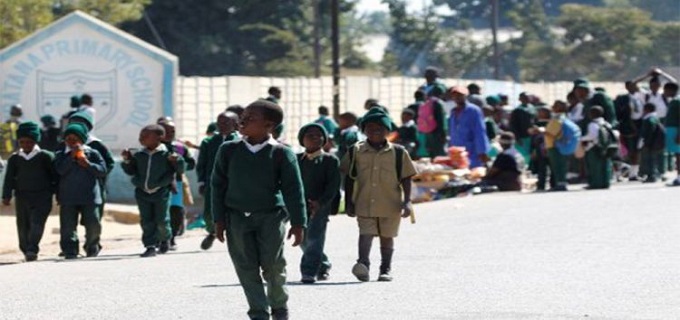Scramble for Form One boarding entrance