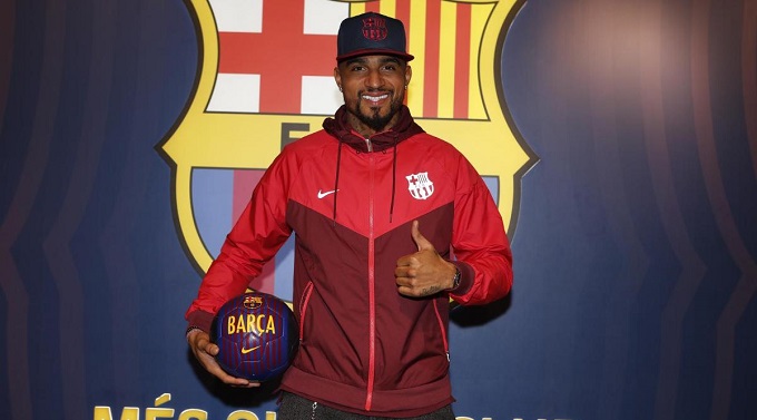 Boateng prepared for bit-part role at Barca