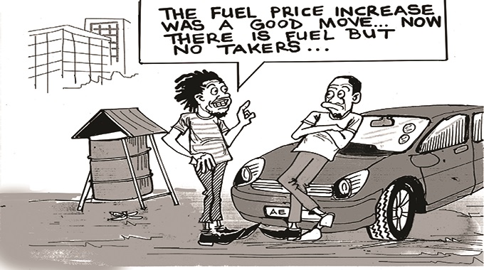 Today’s Cartoon: Wellington Musapenda on fuel price hikes