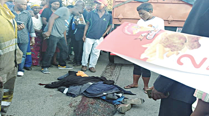 Truck crushes popular kombi driver