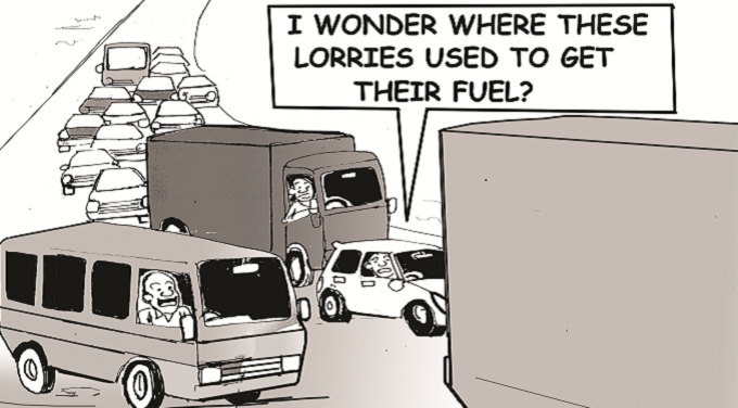 Today’s Cartoon: Wellington Musapenda on fuel queues