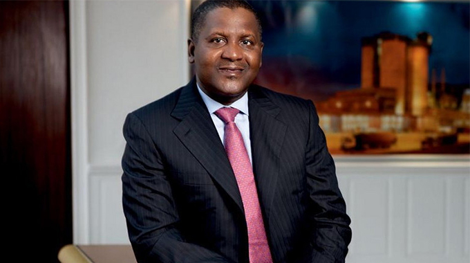 Dangote withdrew $10m . . . just to look at it