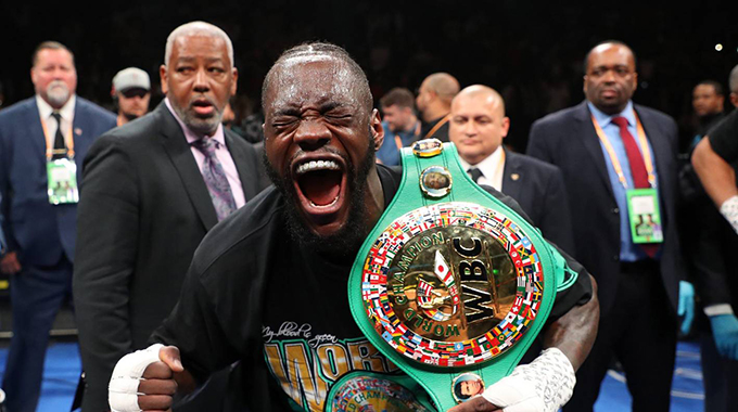 Wilder knocks out Breazeale in first round to defend title