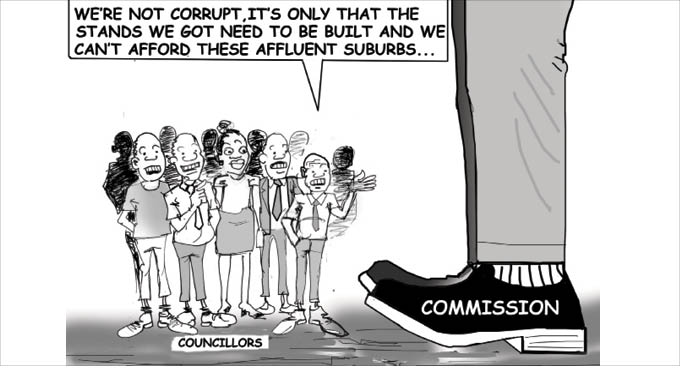 Today’s cartoon: Wellington Musapenda on corruption