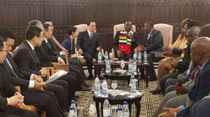 ED invites China to invest in Zim tourism sector