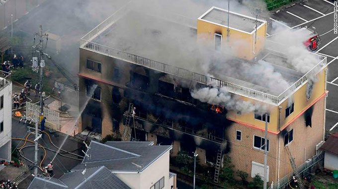 33 feared dead after ‘arson attack’ on Japanese studio