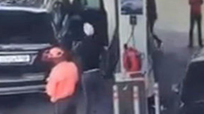 Trio caught on camera stealing at service stations