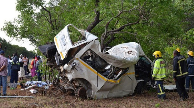 Fatal crash at Umguza bridge
