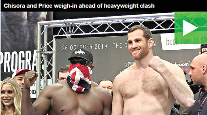 Price, Chisora in showdown