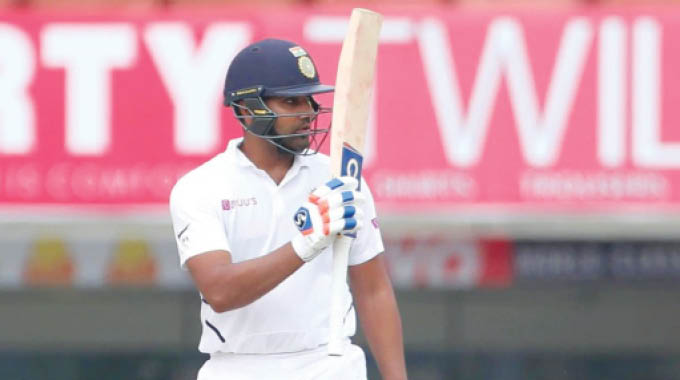 Double-ton for Rohit as India declare