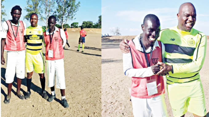 Inside prison high walls . . . Khami prisoners relish playing against former football stars