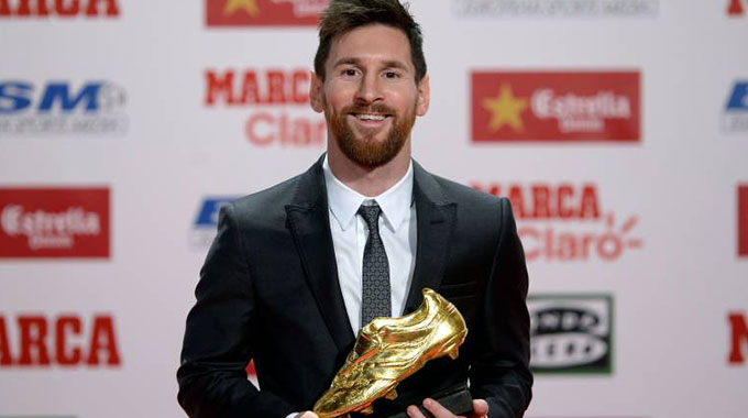 Messi wins sixth Golden Shoe