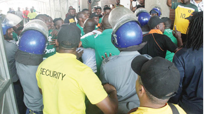 Ugly scenes spoil ‘beautiful game’