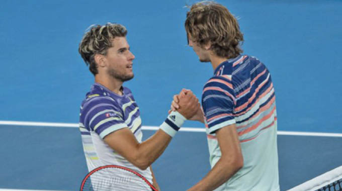 Zverev backs Thiem to trouble Djokovic in Australian final