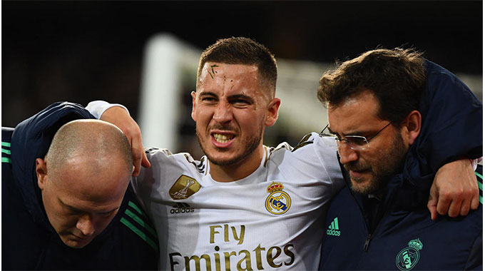 Hazard to miss Spanish Super Cup with ankle injury